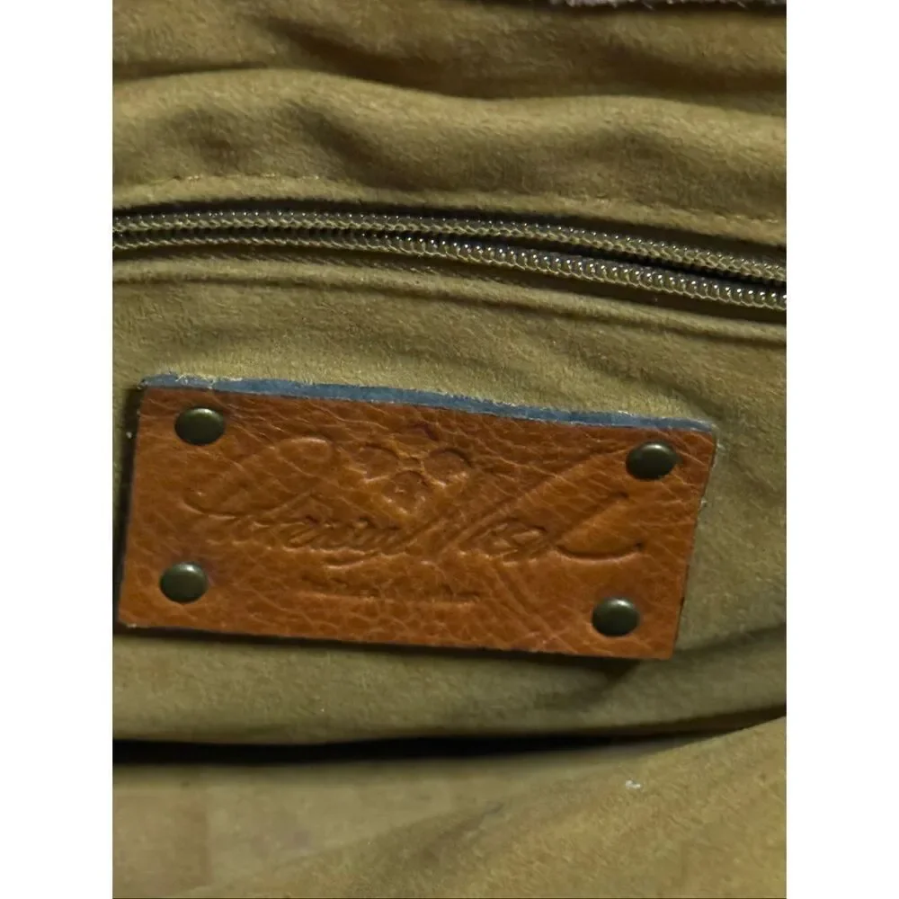 Patricia Nash Marciana Flap Leather Tooled Crossbody Bag